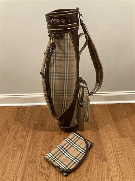 burberry plaid golf bag|real real Burberry golf.